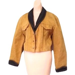 Vintage 1981 Cropped Denim Jacket